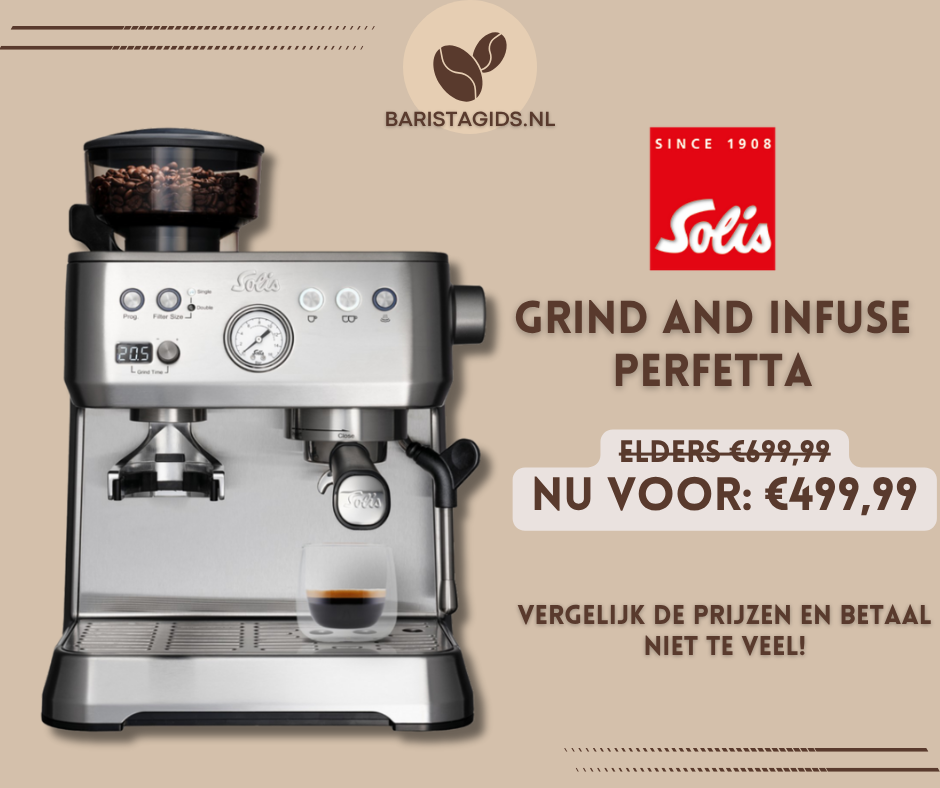 Espresso machine afgeprijsd, korting op koffie en koffieapparaten